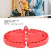 Denture Drill Bit Holder, Red Denture Screwdriver Organizer 3D Sculpture Desk Decor High Temperature Resistance for Home (Without Bits) view 4