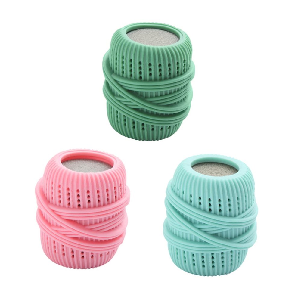 Alipis 3pcs TPE Sponge Anti-tangling Laundry Washing Balls Set, Clothes Dryer Balls for Washing Machine, Fabric Care for Home Use, Preventing Knotting and Tangling Random Color