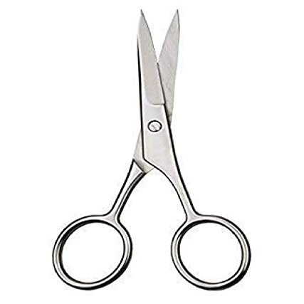Beard and Eyebrow Cutting Moustache Trimming Scissor 4 inch
