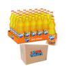 Fanta Orange Glass Bottles 24 x 330ml Sparkling Orange Fruit Drink With Sugar And Sweeteners Suitable For Vegetarians And Vegans Boxed Treatz view 1