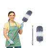 2025 Upgraded Microfiber Feather Duster for Cleaning Extendable 110 Inches Long for High Ceilings Home Furniture Car Telescopic Pole Feather Dusters Telescopic Duster Extendable duster (White & Grey) view 1