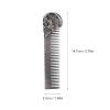 Silver Skull Beard Comb, Pocket Beard Comb Zinc Alloy Skull Pattern Hair Styling Mustache Sha Oil Hair Comb view 4
