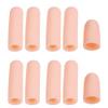10 Pieces Silicone Finger Protectors, Finger Protectors, for Cracked Finger Arthritis Hands view 1