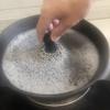 316 Upgraded Chainmail Scrubber with Silicone Handle Cast Iron Cleaner for Cast Iron Grill Pan Skillet Wok Bakeware Ergonomic to Hold Easy to Use Dishwasher Safe, Scrubber + Scraper + Towel (Black) view 2