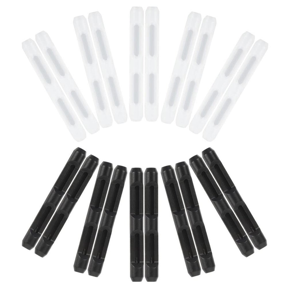 POPETPOP 10pairs Silicone Eyeglass Ear Grips for Glasses Leg Covers Non-slip Eyeglass End Tips for Sports and Daily Use