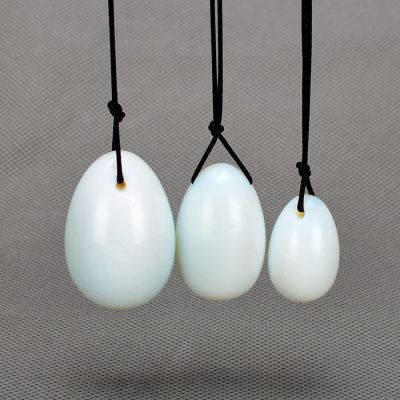 Drilled Opalite Yoni Jade Eggs for Women Kegel Exercise