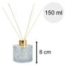150ml Glass Reed Diffuser With Jaipur Pink Fig Scent | Kashmir Home Fragrance Reed Diffuser Set | Scented Oil Room Diffuser - Aroma Gift view 2