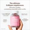 Collagen Gummies by Free Soul | High Strength Marine Collagen Supplement | Advanced Superior Type 1 Hydrolysed Collagen Peptides | Triple Strength Pure Formulation Supplement | 60 Gummies view 2