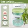 DIDATOOL Denture Box Leak-Proof Dental Retainer Case, Portable Denture Bath with Mirror, Removal Tool and Extra Storage Layer, Denture Case Perfect for Traveling and Daily Use (Green) view 4