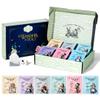 Alices Adventures in Wonderland, Wonder of Tea Gift Set, Tea Sampler includes 6 Flavours with Quotes and Illustrations, Mad Hatter Tea Party, Birthday, Mother's Day, Baby Shower, Set of 90 view 1