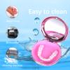 DIDATOOL Electroplated Denture Case with Mirror, Portable Retainer Case Compatible with Transparent Braces, Mouth Guard, Orthodontic Retainers, Braces Box Organize and Protect Oral Supplies view 4