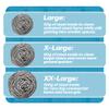 12 Pack Stainless Steel Scourers by Scrub It Steel Wool Scrubber Pad Used for Dishes, Pots, Pans, and Ovens. Easy scouring for Tough Kitchen Cleaning. (Large (50 Gram)) view 4