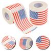 TOYANDONA 3-Ply American Flag Toilet Paper Rolls 2 Pack 150 Sheets Flexible and Absorbent Decorative Printed Tissue Paper for Bathroom Use view 4