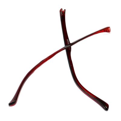 1 Pair Red Plastic Glasses Replacement Temple Arm TR90 Eyeglasses Temple Repair Eyewear