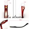 1 Pair Red Plastic Glasses Replacement Temple Arm TR90 Eyeglasses Temple Repair Eyewear view 2