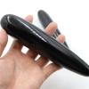 18CM Natural Black Obsidian Yoni Wands Gemstone Crafts Wand Massage Stone Ornament Jade Wand,Large view 1