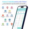 Healthkeep Scales for Body Weight with App 13 Body Composition Metrics, Digital Bathroom Scales with Bluetooth Weighing Scale, App Compatible with iOS Android 11 * 11 Iches (Multicolored) view 2