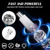 URAQT 2 in 1 USB Rechargeable Ear and Nose Hair Trimmer, Professional Painless Clipper, Waterproof Dual Edge Blades, Purple view 2
