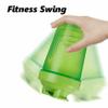 400ml Protein Shaker Bottle, Protein Shake Mixer, Shaker Cups Portable Pre Workout with Wire Mixball Blender Perfect for Mixing Powdered Shakes, Clear, BPA Free and DEHP-free, Dishwasher Safe (Green) view 3