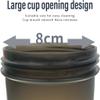 400ml Protein Shaker Bottle, Protein Shake Mixer, Shaker Cups Portable Pre Workout with Wire Mixball Blender Perfect for Mixing Powdered Shakes, Clear, BPA Free and DEHP-free, Dishwasher Safe (Black) view 4