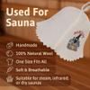 ASKOLD Wool Sauna Hat Embroidery Oligarch Banya Hat for Men - Finnish Sauna Cap for Men Wool Felt Banya Cap view 2