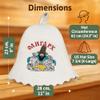 ASKOLD Wool Sauna Hat Embroidery Oligarch Banya Hat for Men - Finnish Sauna Cap for Men Wool Felt Banya Cap view 4