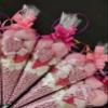 Pink Pre Filled Millions Sweet Cones Kids Party Bags Children's Hand Made Birthday party made to order for girls Party bag Kids Sweet candy Assorted Sweet Cone view 3