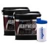 Boditronics Mass Attack Heavyweight Mass Gainer Powder with Free Shaker, High Protein and High Calorie Weight Gainer Protein Powder with 5g Creatine, BCAA, Glutamine and Beta Alanine(Milk Chocolate) view 1