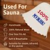 ASKOLD Wool Sauna Hat Russian Embroidery 100% Man Russian Banya Hat for Men Finnish Sauna Cap for Men Felt White, White, 7.75 view 2