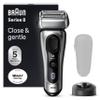 Braun Series 8 Electric Shaver for Men, 4+1 Shaving Elements & Precision Long Hair Trimmer, Charging Stand, Wet & Dry Electric Razor with 60 Minute Runtime, 8517s, Silver, Rated Which Best Buy view 1