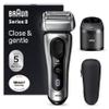 Braun Series 8 Electric Shaver for Men, 4+1 Shaving Elements & Precision Long Hair Trimmer, SmartCare Center, Wet & Dry Electric Razor For Men with 60 Min. Runtime, Gifts for Men,8567cc, Silver view 1