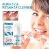 Stain Removal Aligner Cleaner Reduce Odor Refeshing Mint Extract Retainer Cleaning Foam, Retainer Cleaner Tablet, Mouth Guard, Dentures, Aligners, 30ml view 3