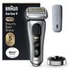 Braun Series 9 PRO Electric Shaver For Men, 5 Pro Shave Elements and Precision Long Hair ProTrimmer, PowerCase, Wet and Dry Electric Razor With 60min Runtime, Made In Germany, 9527s, Silver view 1