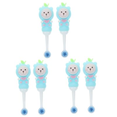 Toyvian 6pcs Boys and Girls Boy Girl Manual Toothbrush Soft Bristles Ergonomic Design for Hands Everyday Oral Care