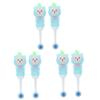 Toyvian 6pcs Boys and Girls Boy Girl Manual Toothbrush Soft Bristles Ergonomic Design for Hands Everyday Oral Care view 1