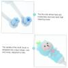 TOYANDONA Children's Toothbrush Set 2pcs Cute Bear Shape Extra Soft Thin Bristles Gentle on Teeth and Gums Round Head for 0-9 Years Old view 4