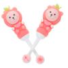 TOYANDONA 4pcs Extra Soft Boy Girl Toothbrush for Toddlers Manual Ergonomic Boys and Girls Toothbrush Cute Design Oral Care at Home Travel view 2