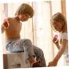 TOYANDONA 4pcs Extra Soft Boy Girl Toothbrush for Toddlers Manual Ergonomic Boys and Girls Toothbrush Cute Design Oral Care at Home Travel view 4