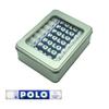Polo Mints Sugar-Free 16 x 34g Large Tubes Bundle with TinTastic Silver Refillable Window Lid Tin For Desk or Travel view 1