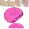 3In1 Women Shaver, Portable Body Hair Trimmer Portable Women Epilator Manual for Travel Shaver Remover ToolBlue (Rose Red) view 3