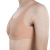 Silicone Muscle Suit Fake Pectoral Muscle Shaper Realistic Silicone Chest Muscles Enhancer Man Chest Pad for Halloween Cosplay Props view 2
