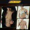 Realistic Silicone Muscle Suit Male Chest Fake Muscle Belly Simulation Skin Enhancer for Cosplayers Halloween Props view 2