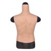 Silicone Male Chest Half Body Suit Realistic Fake Muscle Soft Silicone Artificial Simulation Muscles for Cosplay Halloween Props view 2