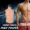 Silicone Male Chest Half Body Suit Realistic Fake Muscle Soft Silicone Artificial Simulation Muscles for Cosplay Halloween Props view 4