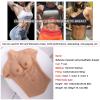 PROPFE Silicone Muscle Suit Breast Forms Male Abdominal Breastplate F Cup Fake Boobs for Crossdressers Cotton/Silicone Filled view 4