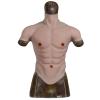 Realistic Silicone Muscle Suit Male Vest Abdominal Muscles Half-Body Male Chest Suit for for Cosplayers Halloween Props view 1