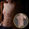 Realistic Silicone Muscle Suit Male Vest Abdominal Muscles Half-Body Male Chest Suit for for Cosplayers Halloween Props view 2