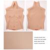 Silicone Muscle Chest Suit Half Body High Collar Abdominal Muscles Chest for Cosplay Male Shaper Belly Halloween Props view 4