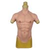 Silicone Chest Suit Realistic Half-Body Abdominal Muscle Simulation Skin Fake Muscle Suits for Halloween Cosplay Props view 1