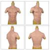 Silicone Chest Suit Realistic Half-Body Abdominal Muscle Simulation Skin Fake Muscle Suits for Halloween Cosplay Props view 2